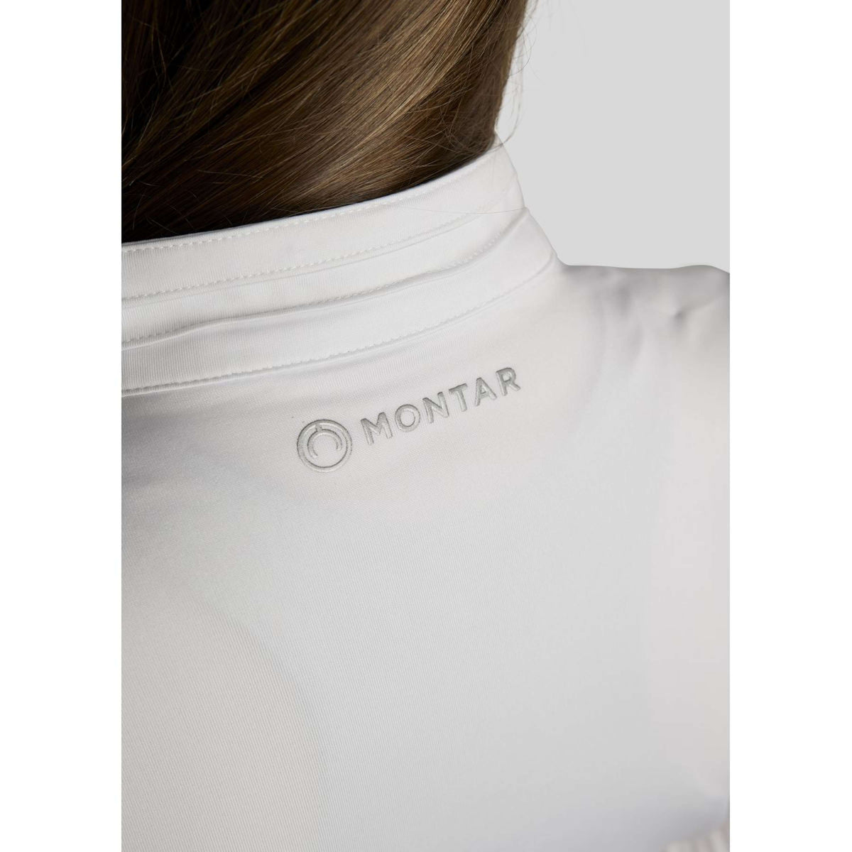 Montar Wedstrijdshirt MoRosie Junior Lange Mouwen Wit