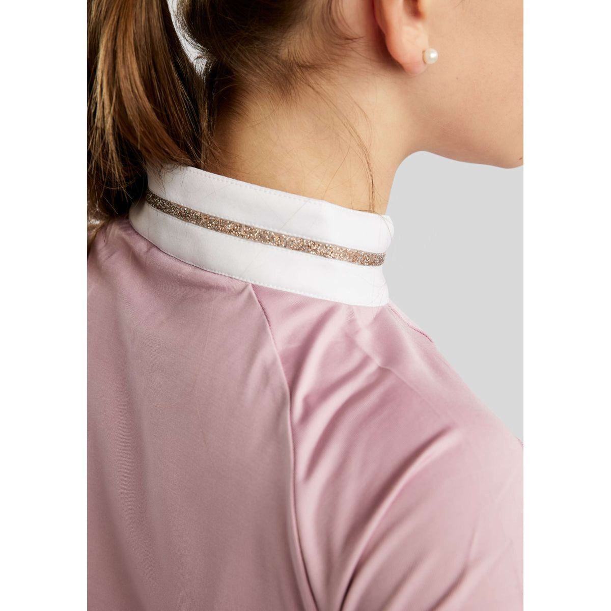 Montar Wedstrijdshirt MoLila Champagne Crystals Junior Candy Pink