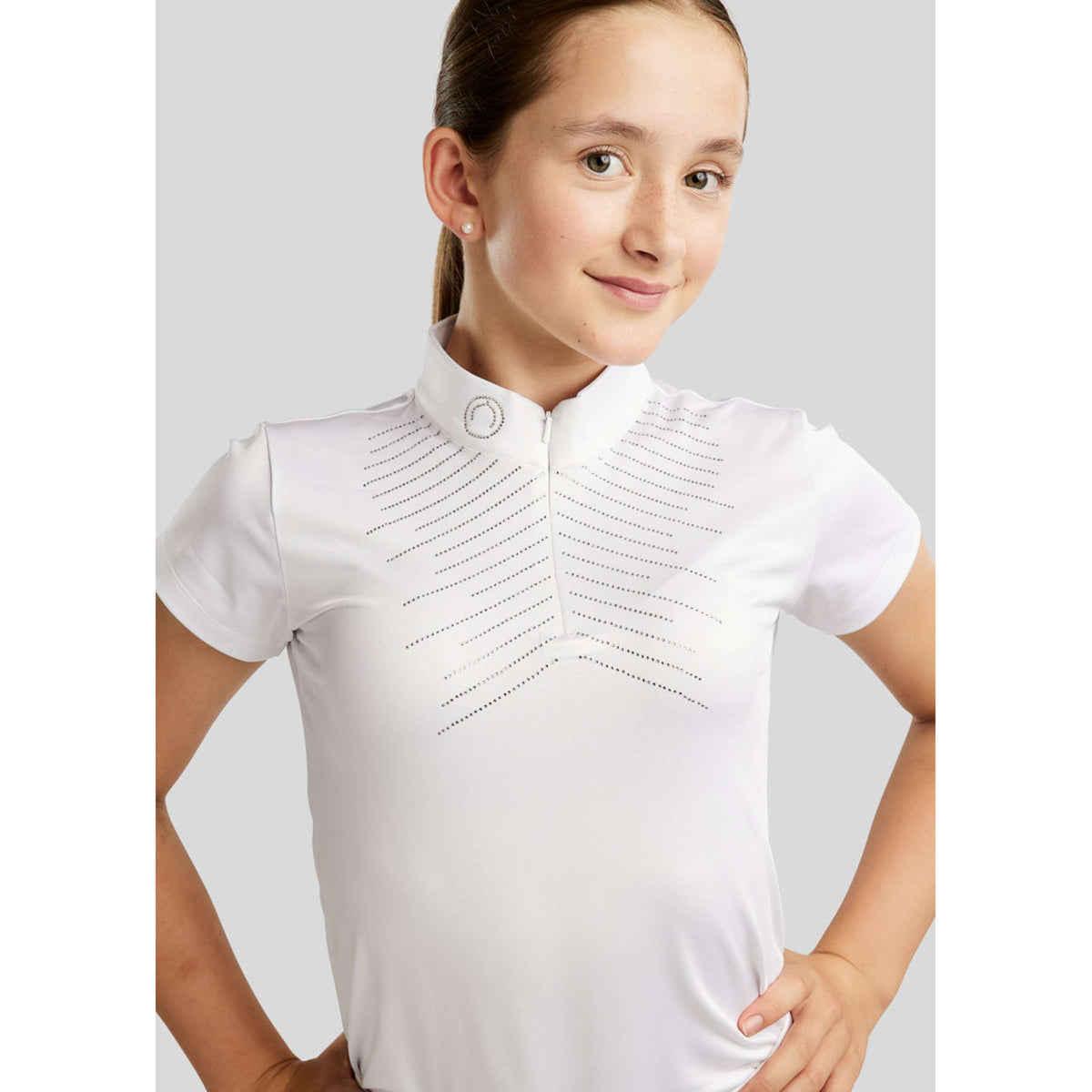 Montar Wedstrijdshirt MoSparkle Kids Wit