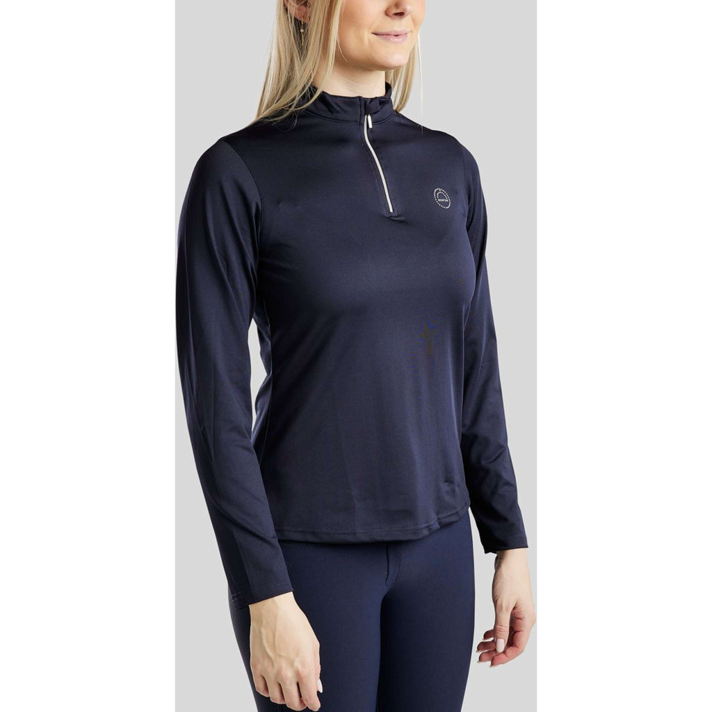 Montar Shirt Everly Crystal Logo Lange Mouwen Navy