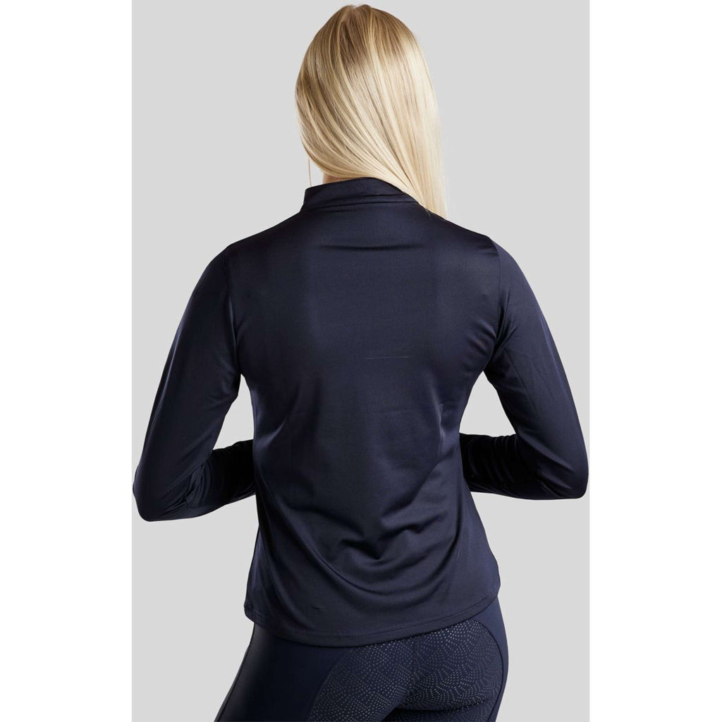Montar Shirt Everly Crystal Logo Lange Mouwen Navy