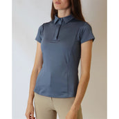 Montar Shirt Rebecca Korte Mouwen Dove Blue