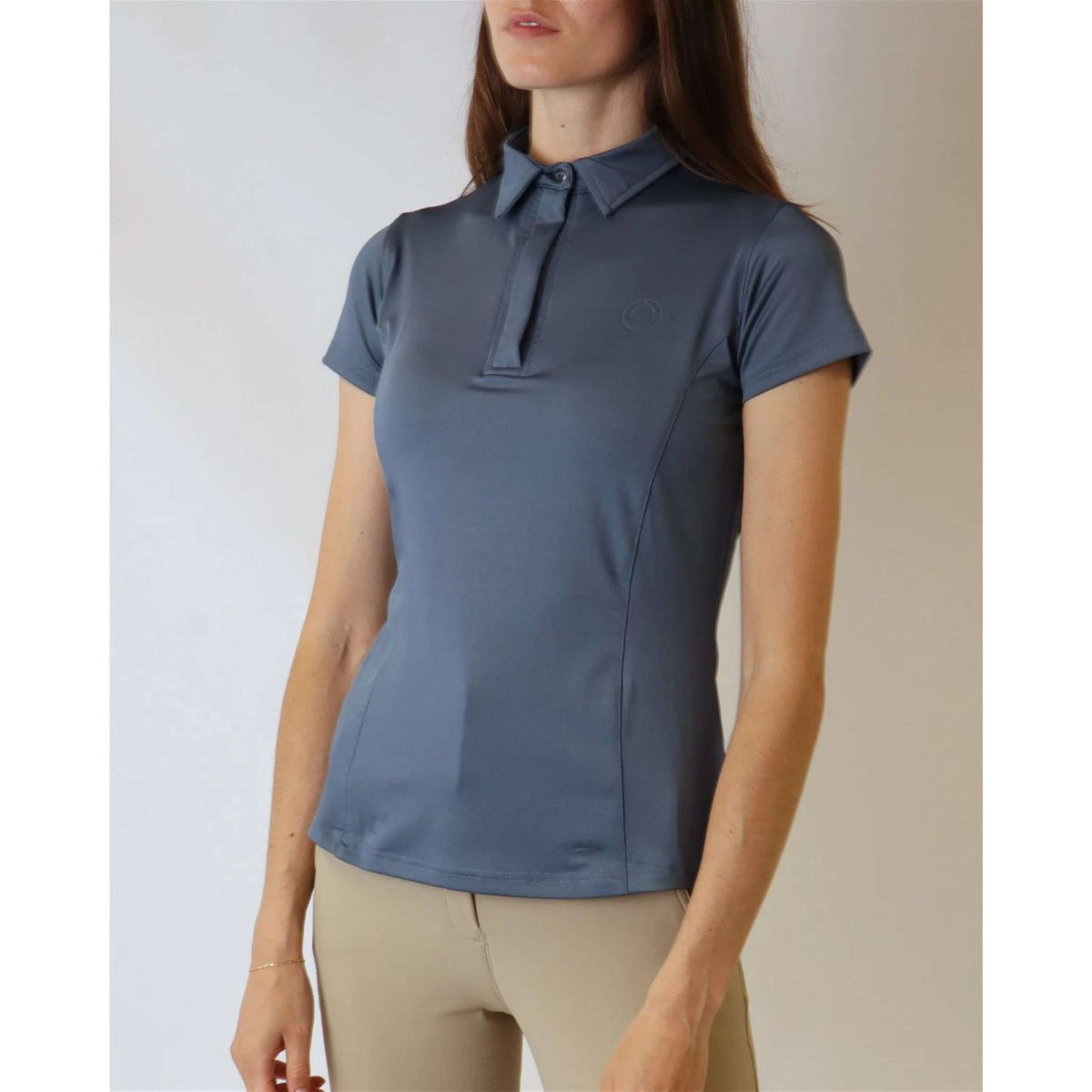 Montar Shirt Rebecca Korte Mouwen Dove Blue