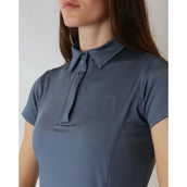 Montar Shirt Rebecca Korte Mouwen Dove Blue