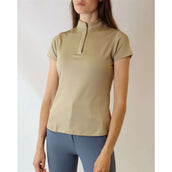 Montar Shirt Briella Crystal Korte Mouwen Beige