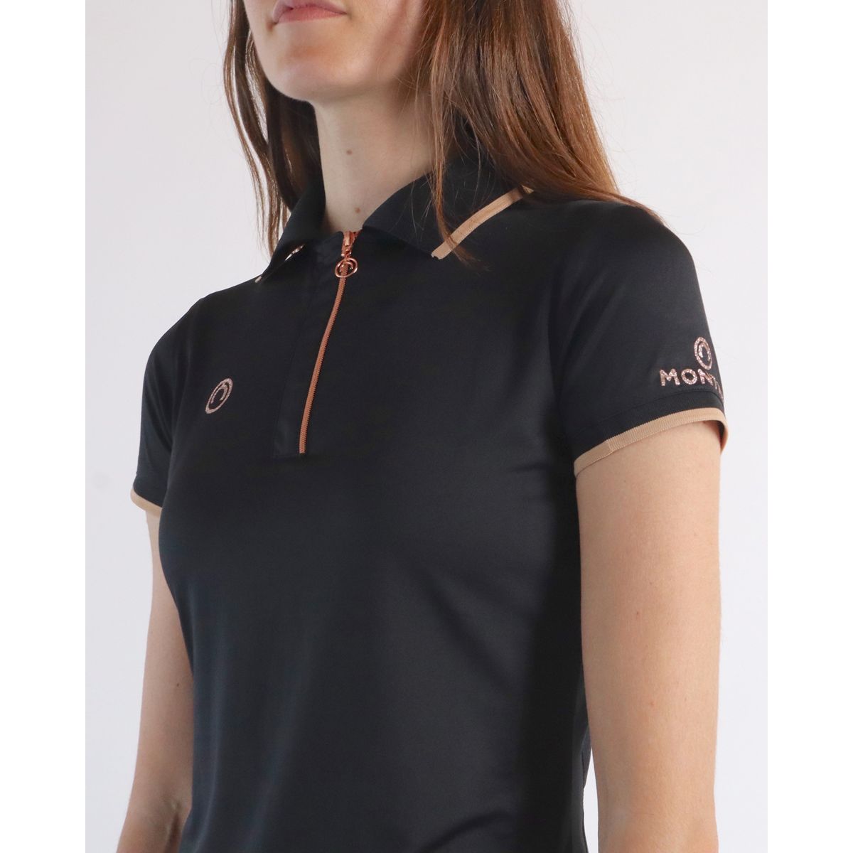 Montar Poloshirt MoAnna Zwart