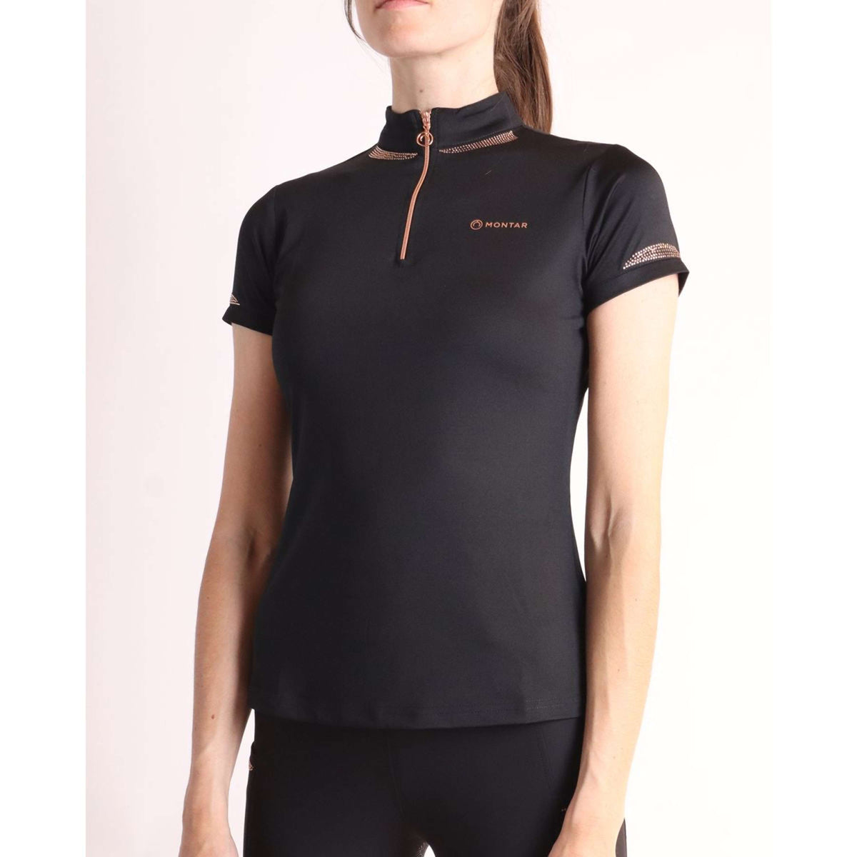 Montar Poloshirt MoKelsey Zwart