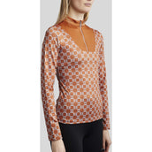 Montar Shirt MoChain Prined Lange Mouwen Bronze