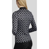 Montar Shirt MoChain Prined Lange Mouwen Zwart