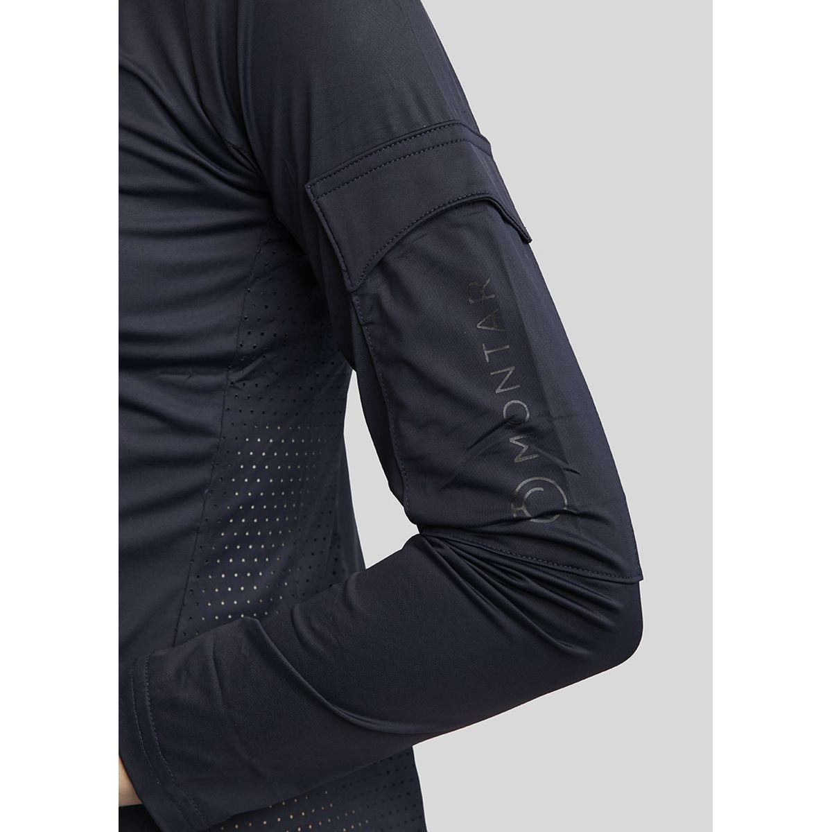 Montar Shirt MoZendaya Performance Lange Mouwen Dark Navy