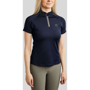 Montar Poloshirt MoLila Champagne Crystals Navy