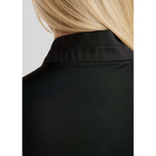 Montar Poloshirt MoPearl Pintuck Zwart