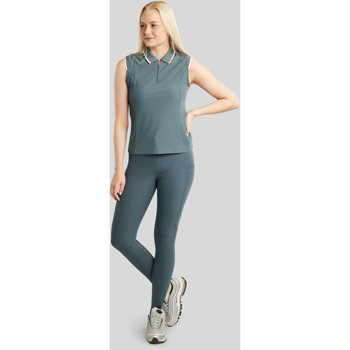 Montar Rijbroek MoPhilipa Full Grip Dark Slate