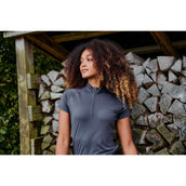 Montar Poloshirt MoPearl Pintuck Grijs