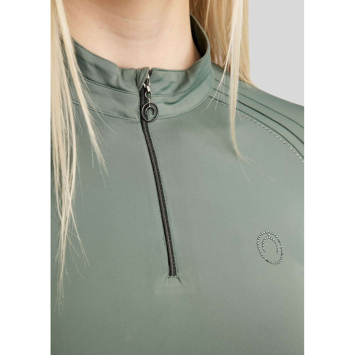 Montar Poloshirt MoPearl Pintuck Jade