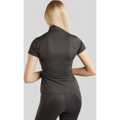 Montar Poloshirt MoPearl Pintuck Slate Grey