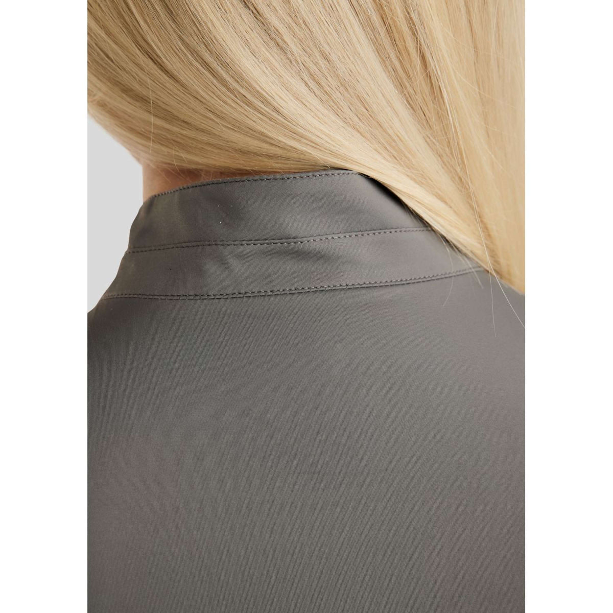 Montar Shirt MoPearl Pintuck Mouwloos Grijs