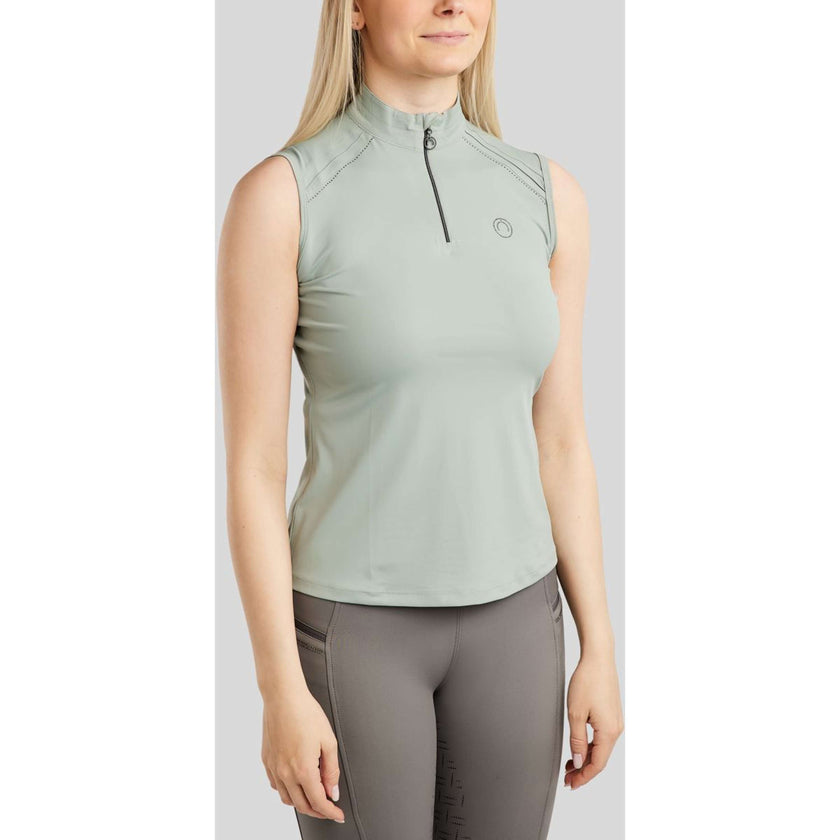 Montar Shirt MoPearl Pintuck Mouwloos Turin Montar Shirt MoPearl Pintuck Mouwloos Turin