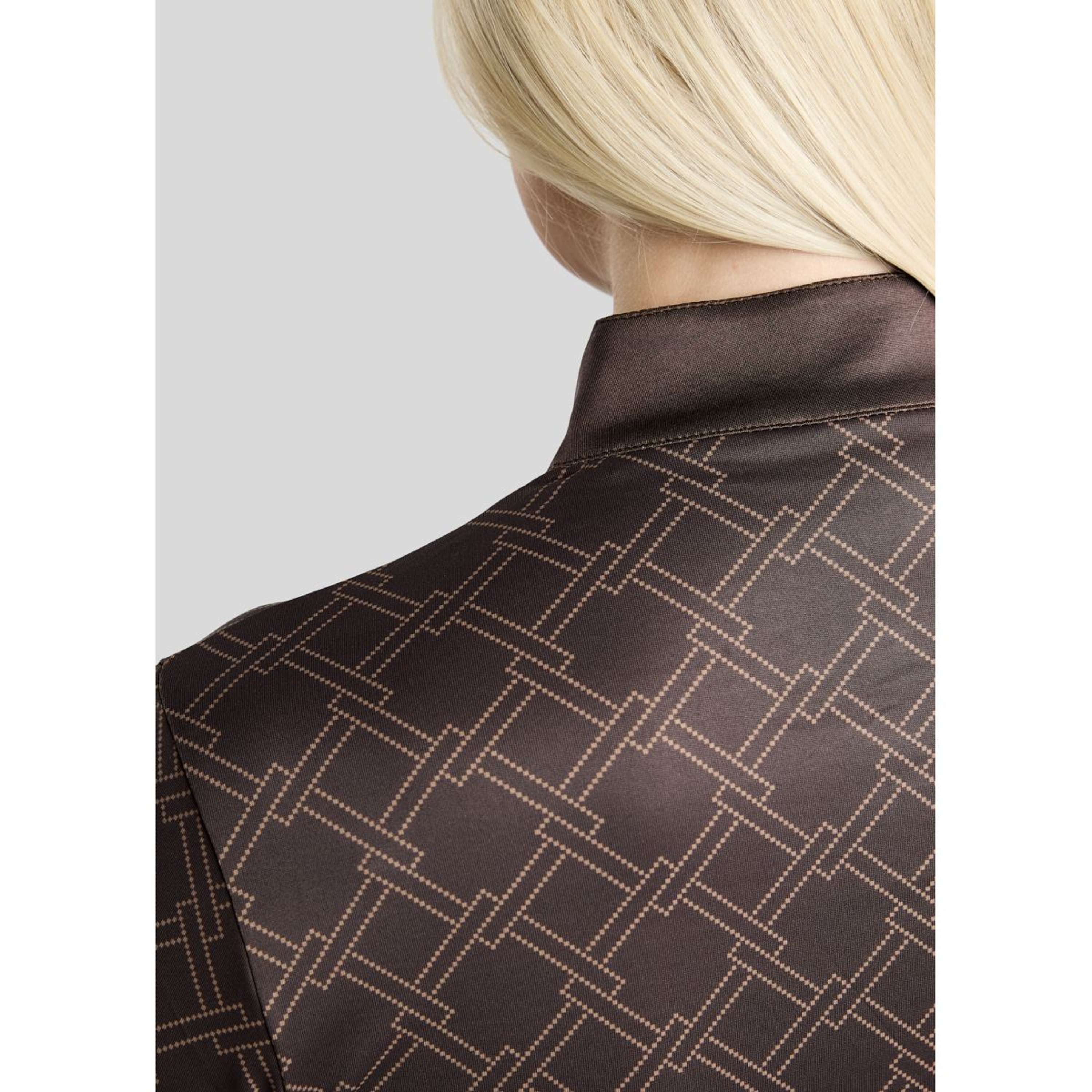 Montar Shirt MoLeia Lumber Check All Over Printed Lange Mouwen Black Peony