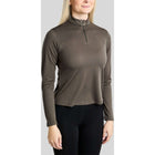 Montar Shirt MoEkta Jacquard Pattern Golden Quartz Lange Mouwen Forest Green