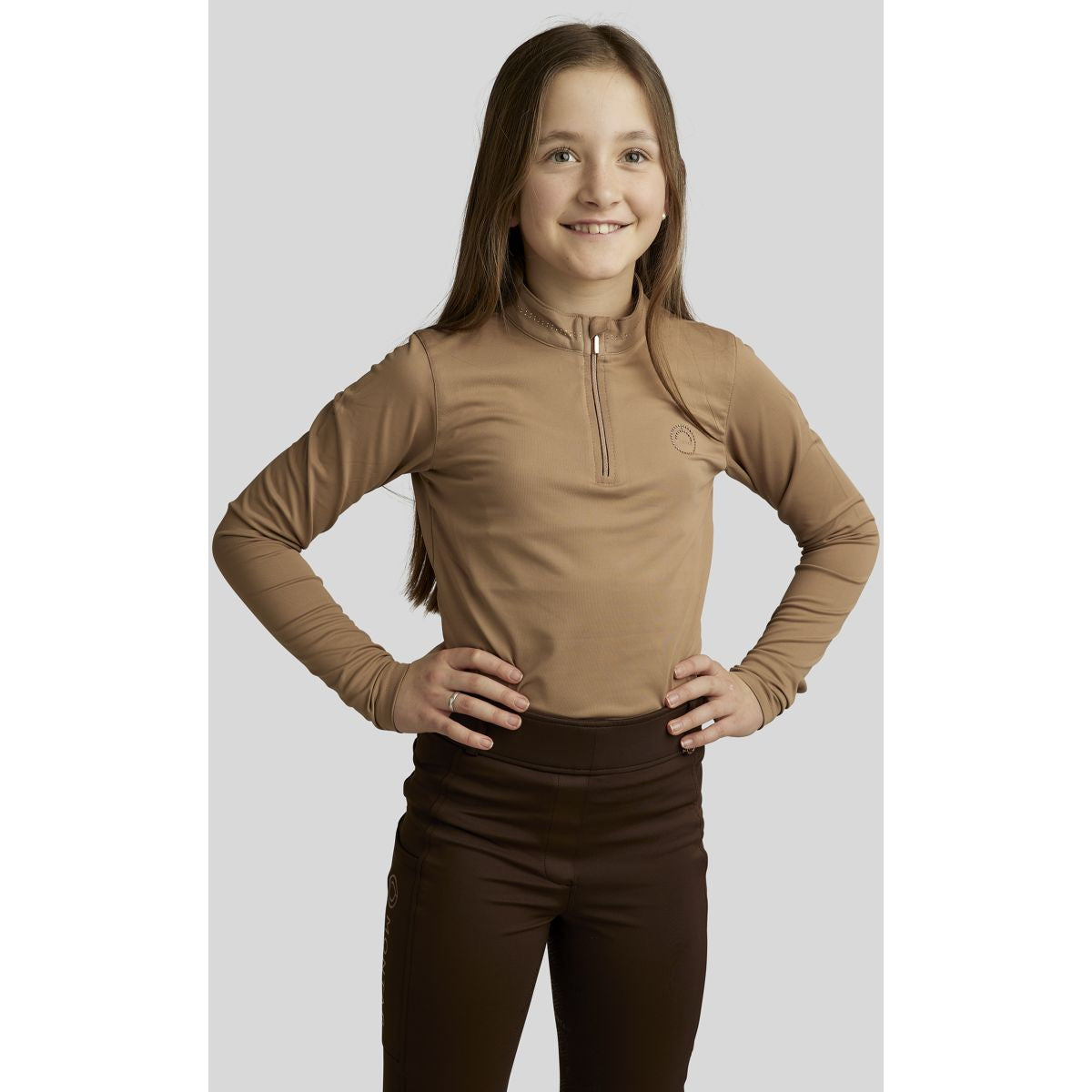 Montar Shirt MoEverline Junior Lange Mouwen Latte