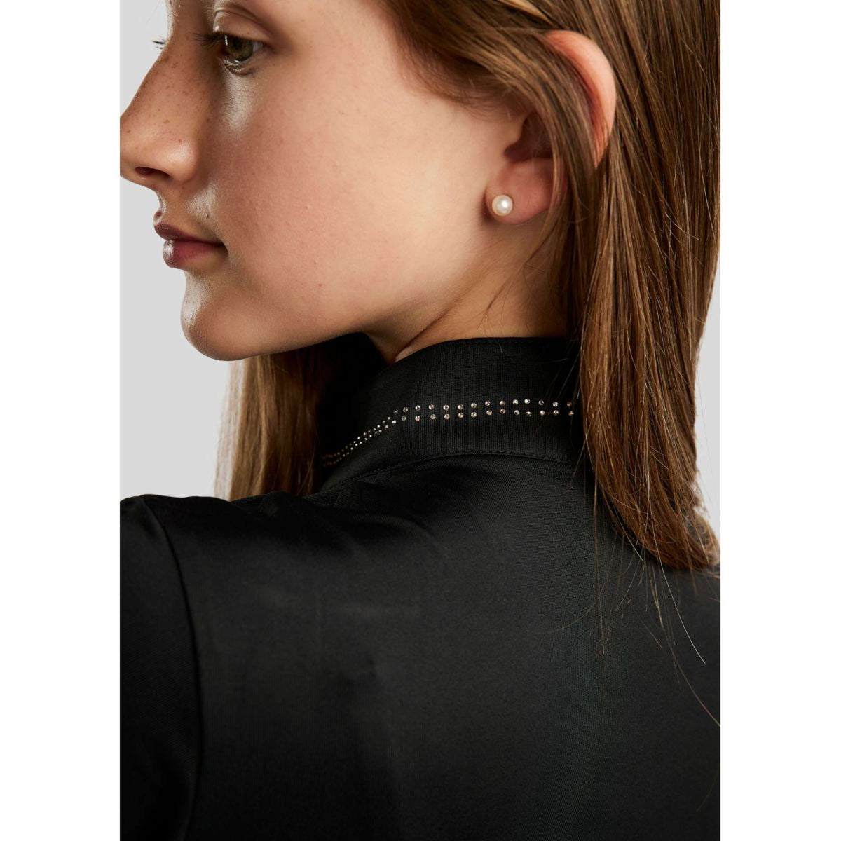 Montar T-Shirt MoBlair Champagne Crystals Zwart