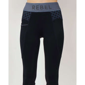 Rebel Rijlegging AO Printed Navy