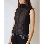 Rebel Bodywarmer Cube Quilted Hybrid Zwart