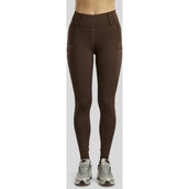 Rebel Rijlegging Beltloops Rosegold Crystals Full Grip Bruin