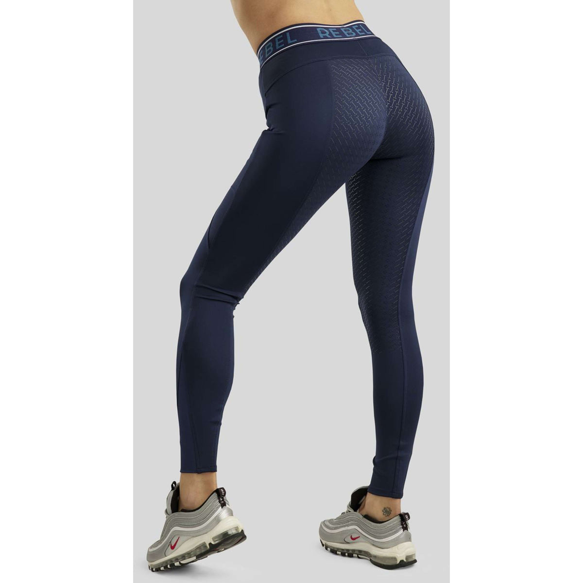 Rebel Rijlegging Logo Elastic Waistband Full Grip Navy