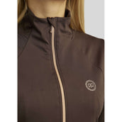 Rebel Jack Softshell Rosegold Crystals Bruin