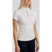 Rebel T-Shirt Tone in Tone Crystals Wit