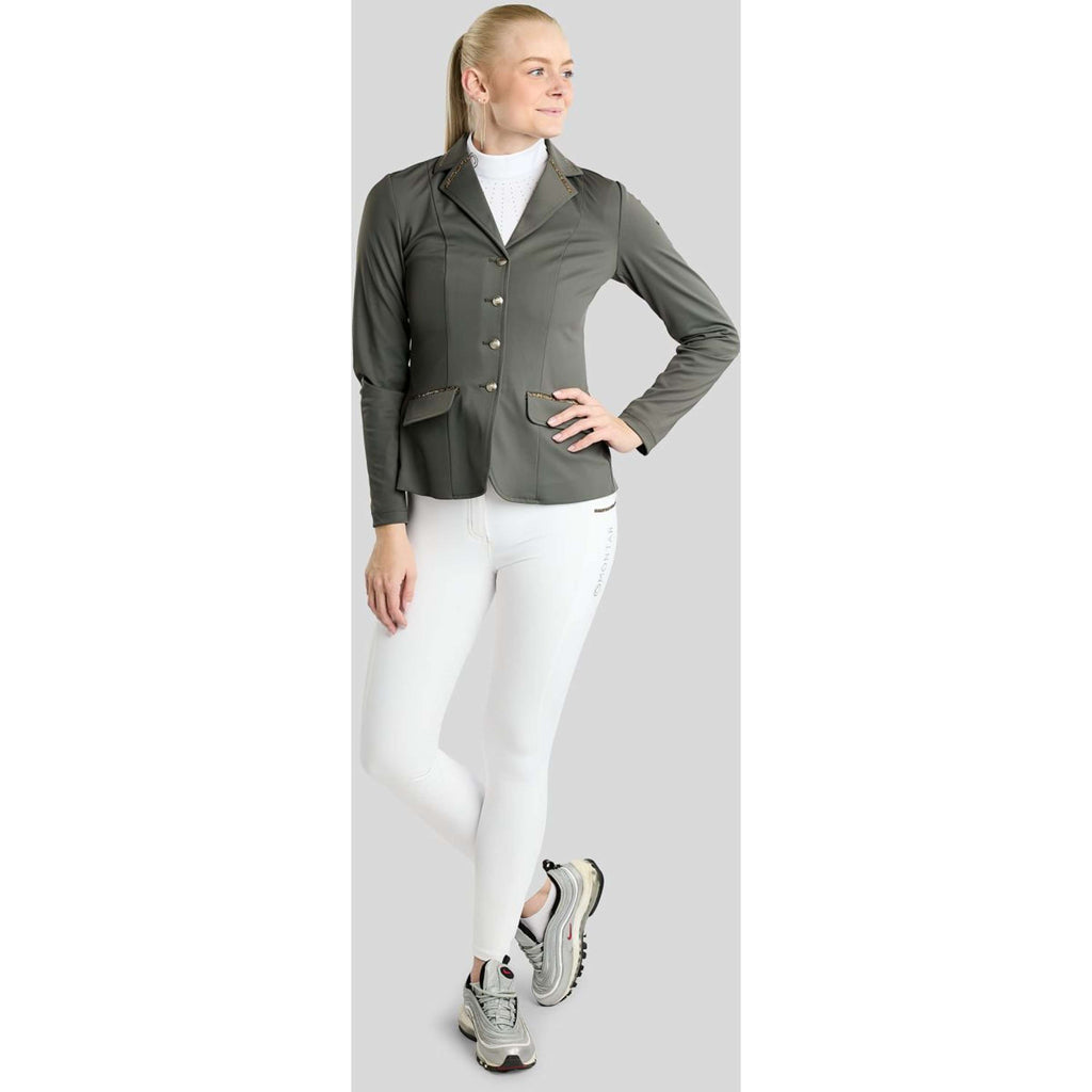 Montar Wedstrijdshirt MoEve Golden Quartz Crystals Lange Mouwen Forest Green