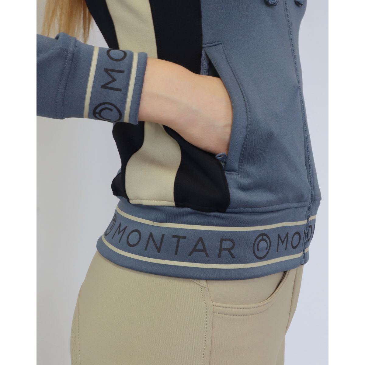 Montar Vest Alia Viv Logotape Dove Blue