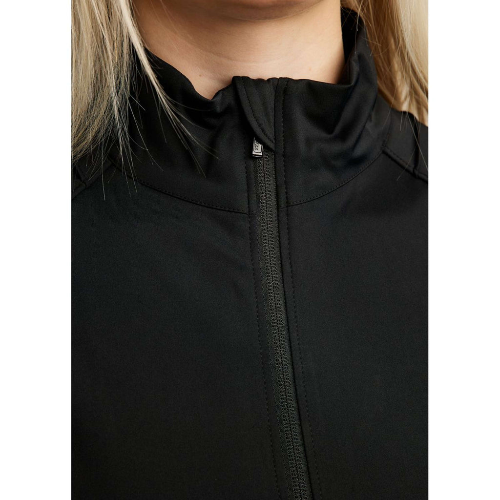 Montar Jack MoPearl Pintuck Gun Metal Crystals Zwart