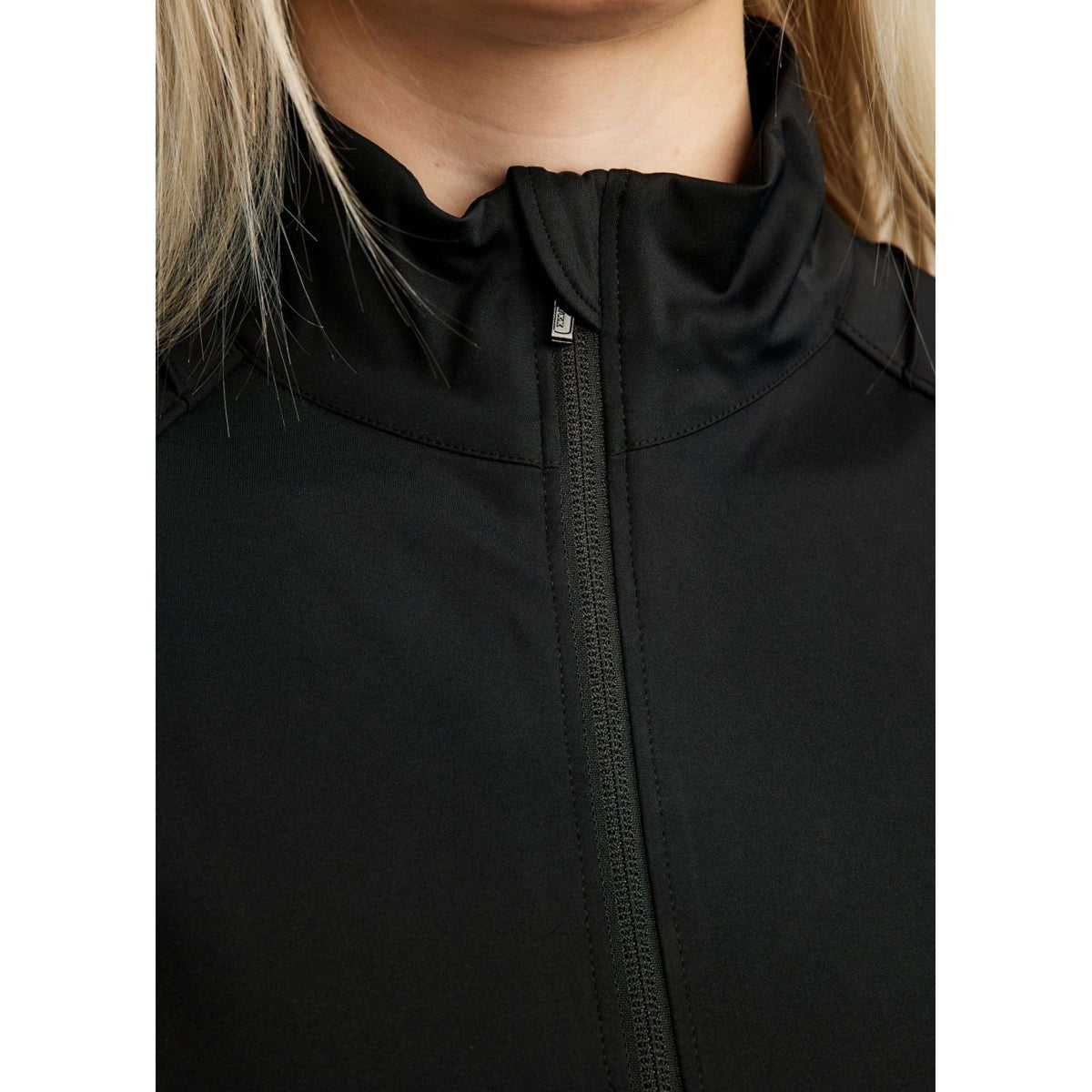 Montar Jack MoPearl Pintuck Gun Metal Crystals Zwart