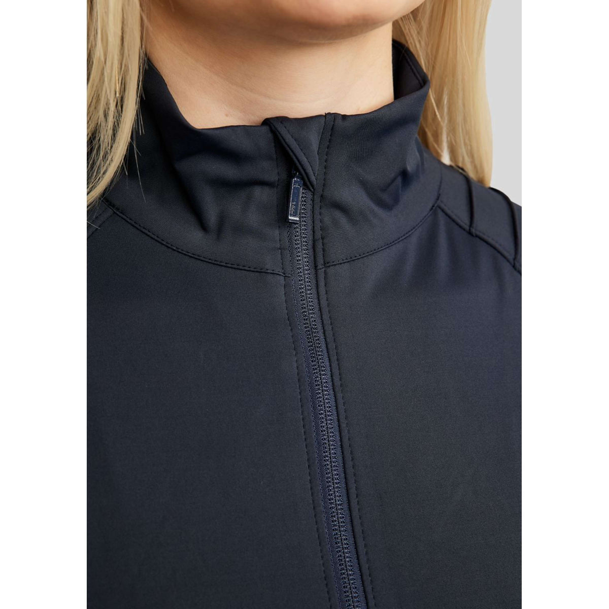 Montar Jack MoPearl Pintuck Gun Metal Crystals Navy