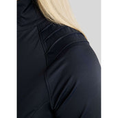 Montar Jack MoPearl Pintuck Gun Metal Crystals Navy