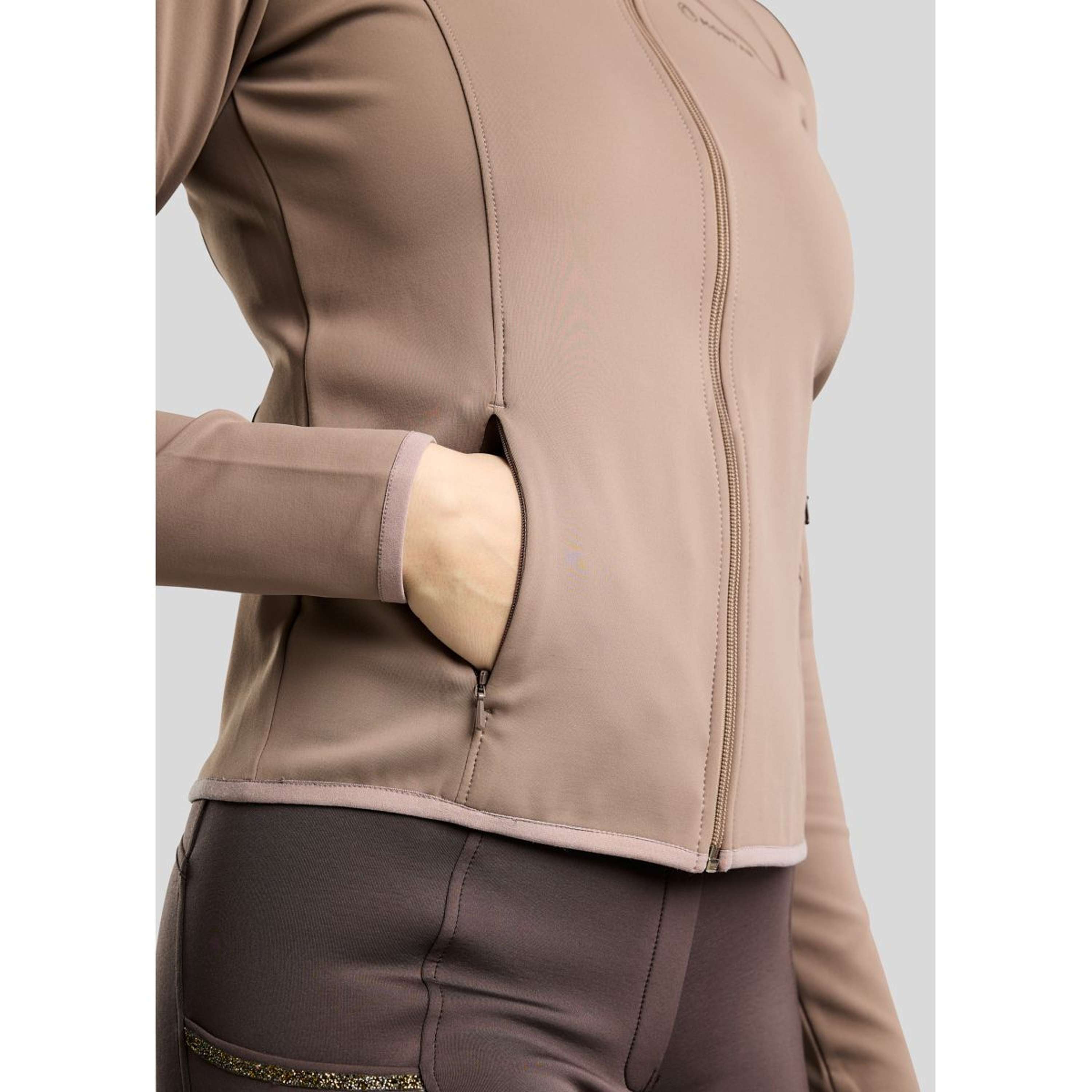 Montar Vest MoVeronica Golden Quartz Crystal Nougat Brown