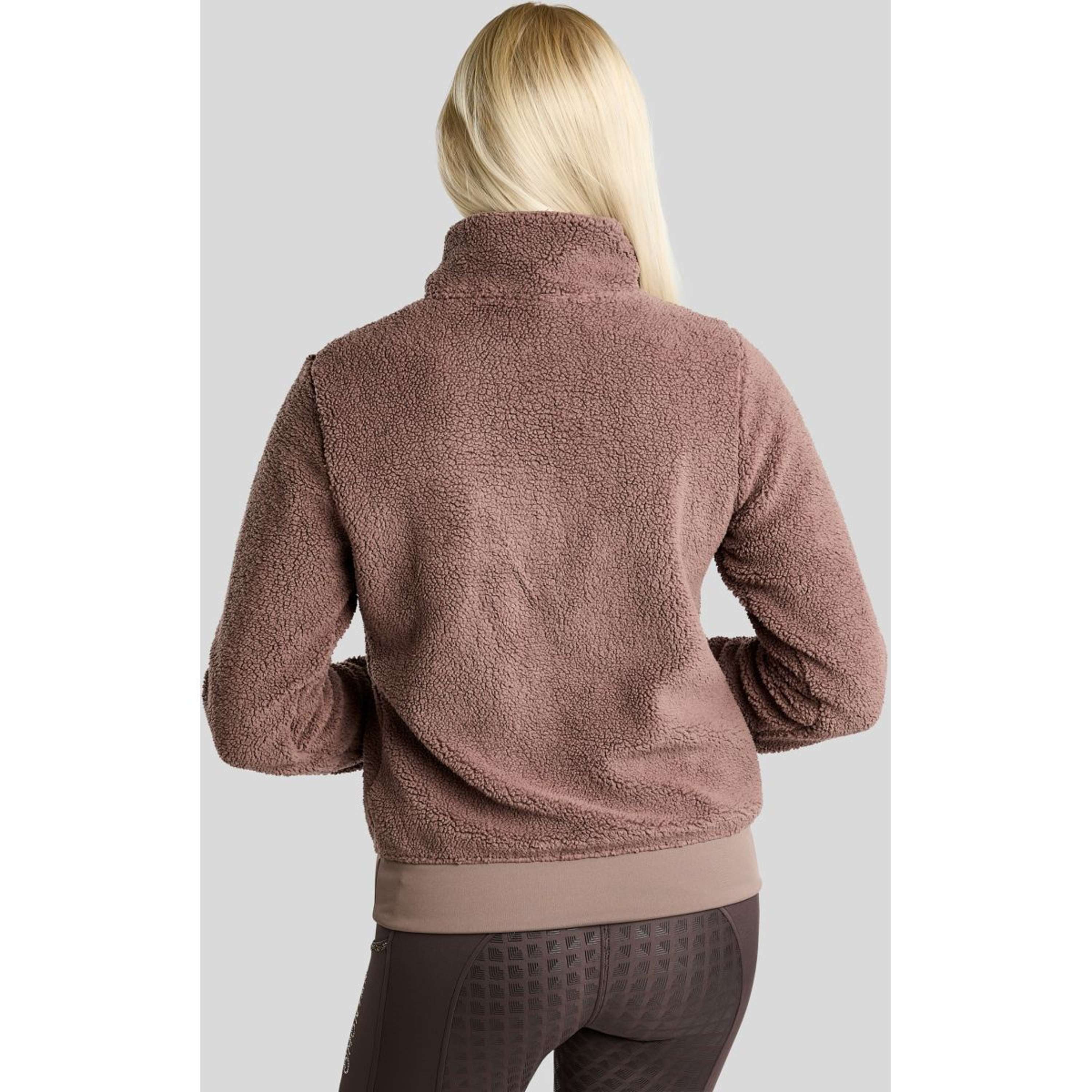 Montar Trui MoEbba Q-Zip Teddy Pile Golden Quartz Nougat Brown