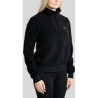Montar Trui MoEbba Q-Zip Teddy Pile Golden Quartz Zwart