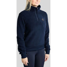 Montar Trui MoEbba Q-Zip Teddy Pile Golden Quartz Navy