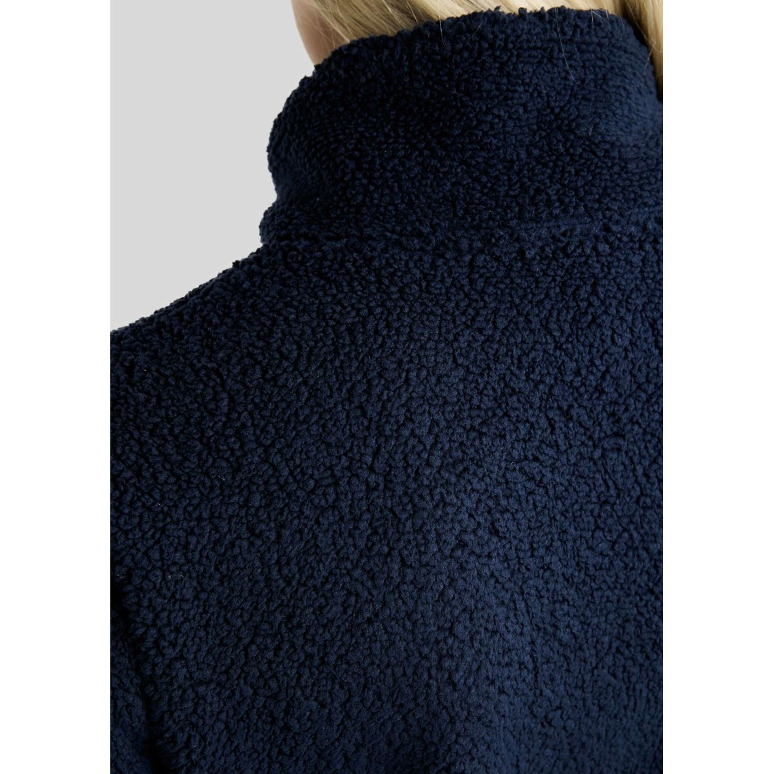 Montar Trui MoEbba Q-Zip Teddy Pile Golden Quartz Navy