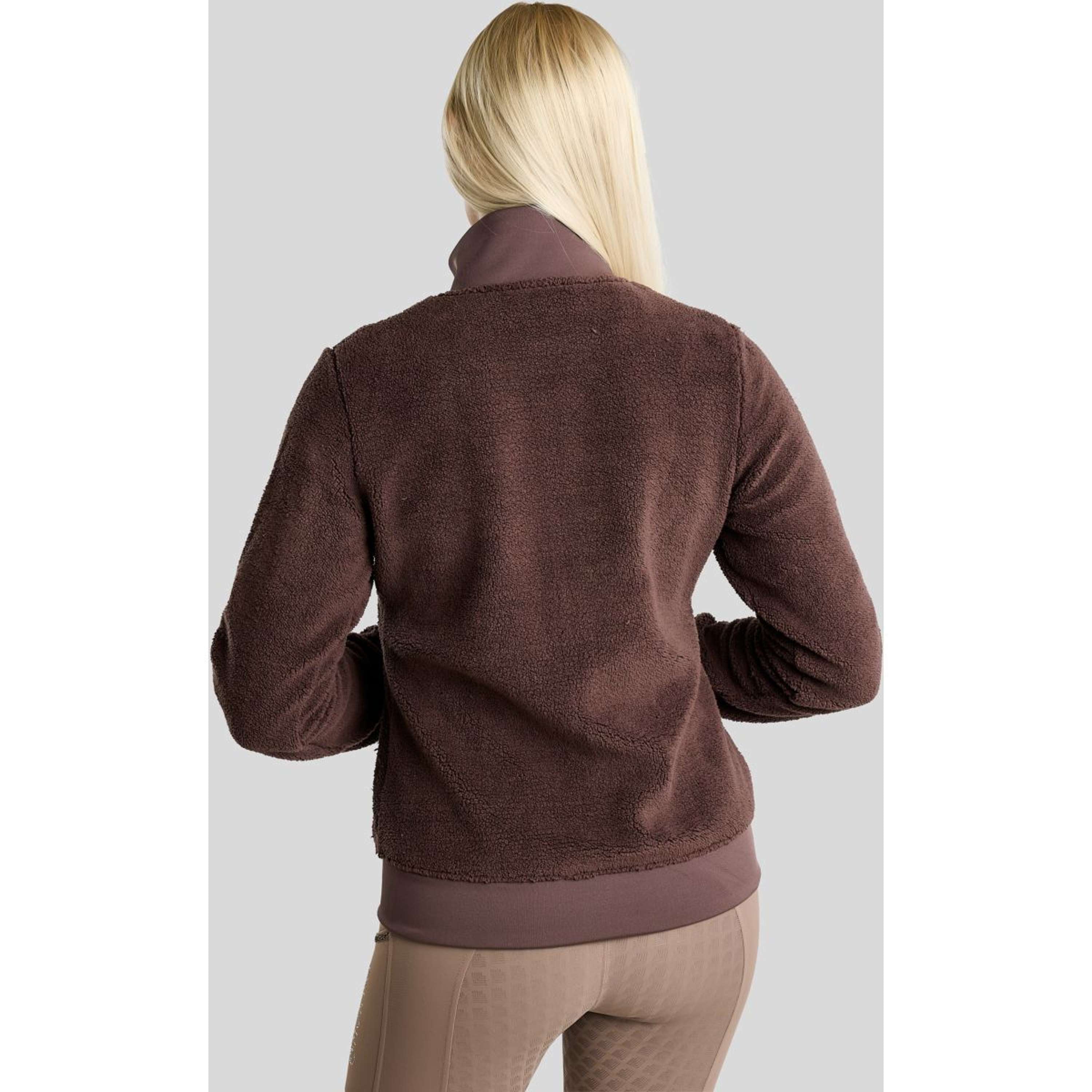 Montar Vest MoEbba Teddy Pile Golden Quartz Black Peony