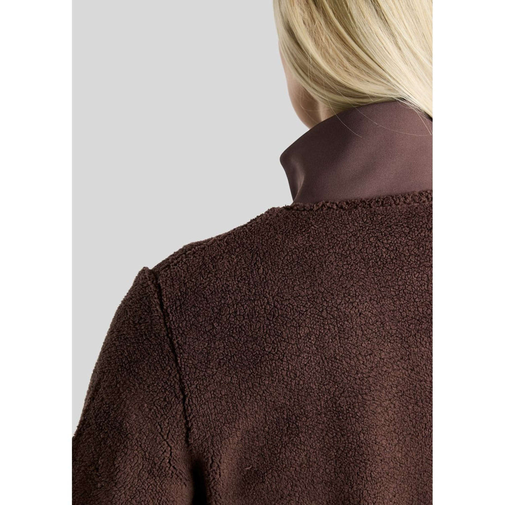Montar Vest MoEbba Teddy Pile Golden Quartz Black Peony