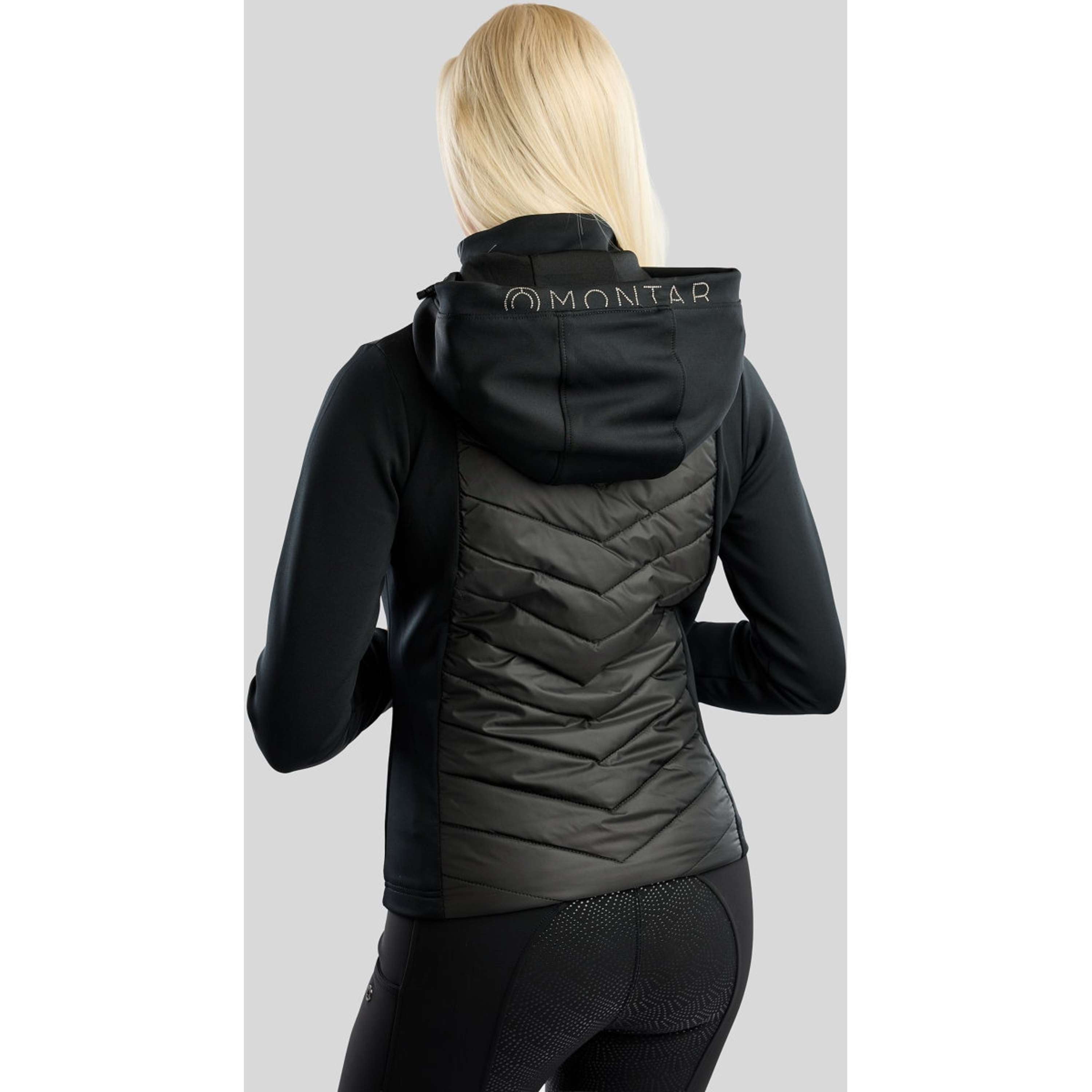 Montar Jack MoEverline Hybrid Detachable Hood Golden Quartz Crystals Zwart