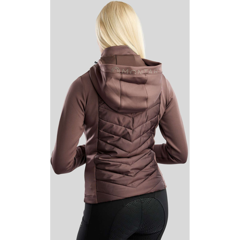 Montar Jack MoEverline Hybrid Detachable Hood Golden Quartz Crystals Black Peony