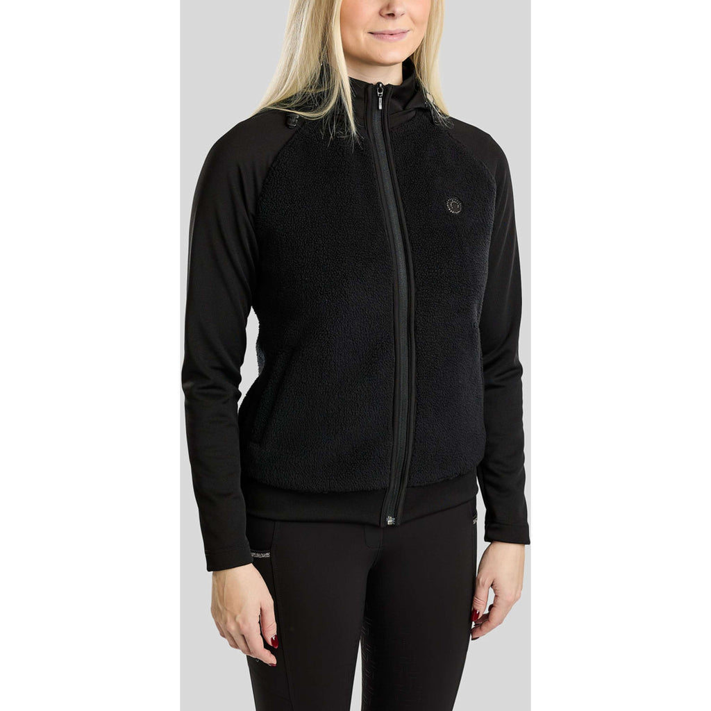 Montar Vest MoMay Teddy Zwart