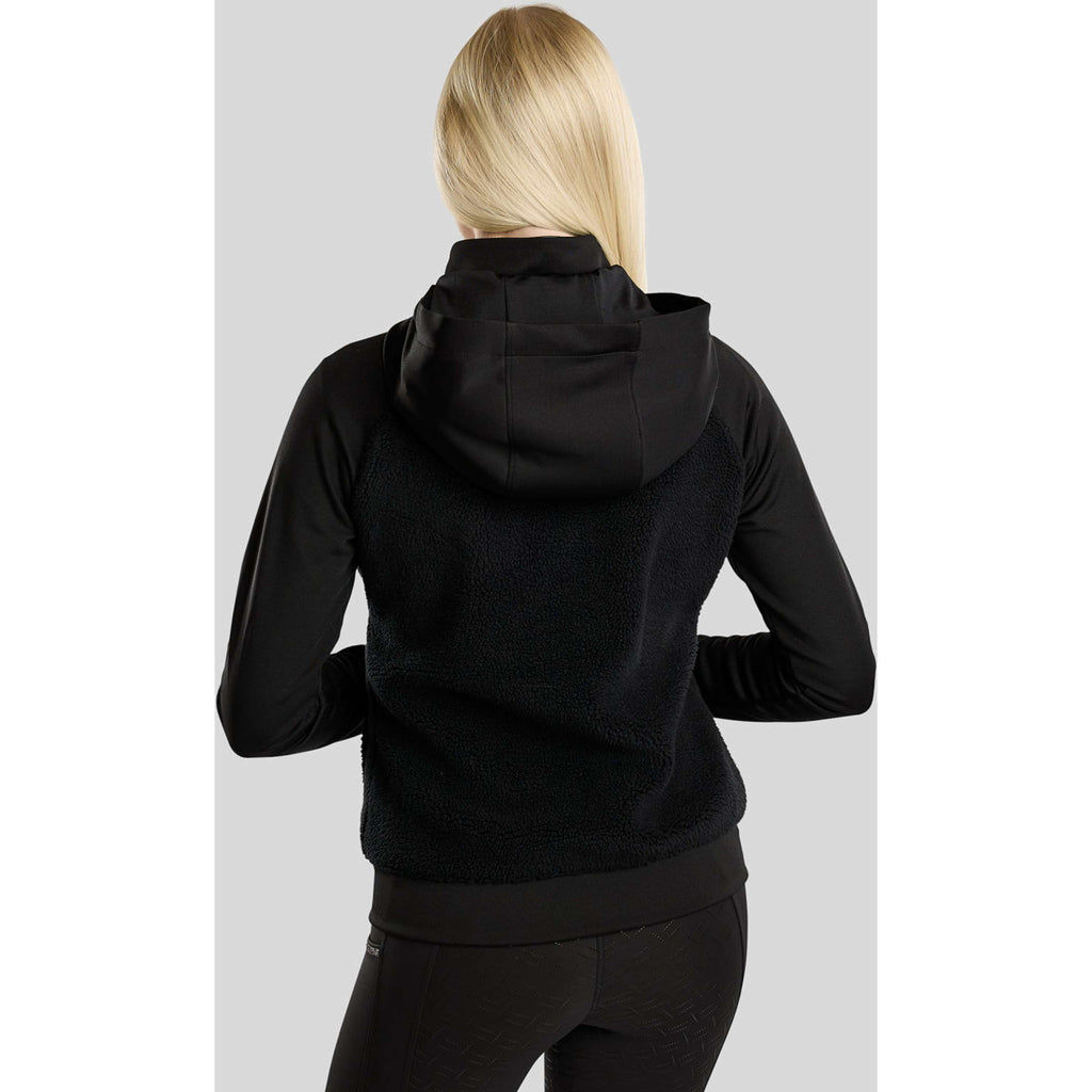 Montar Vest MoMay Teddy Zwart