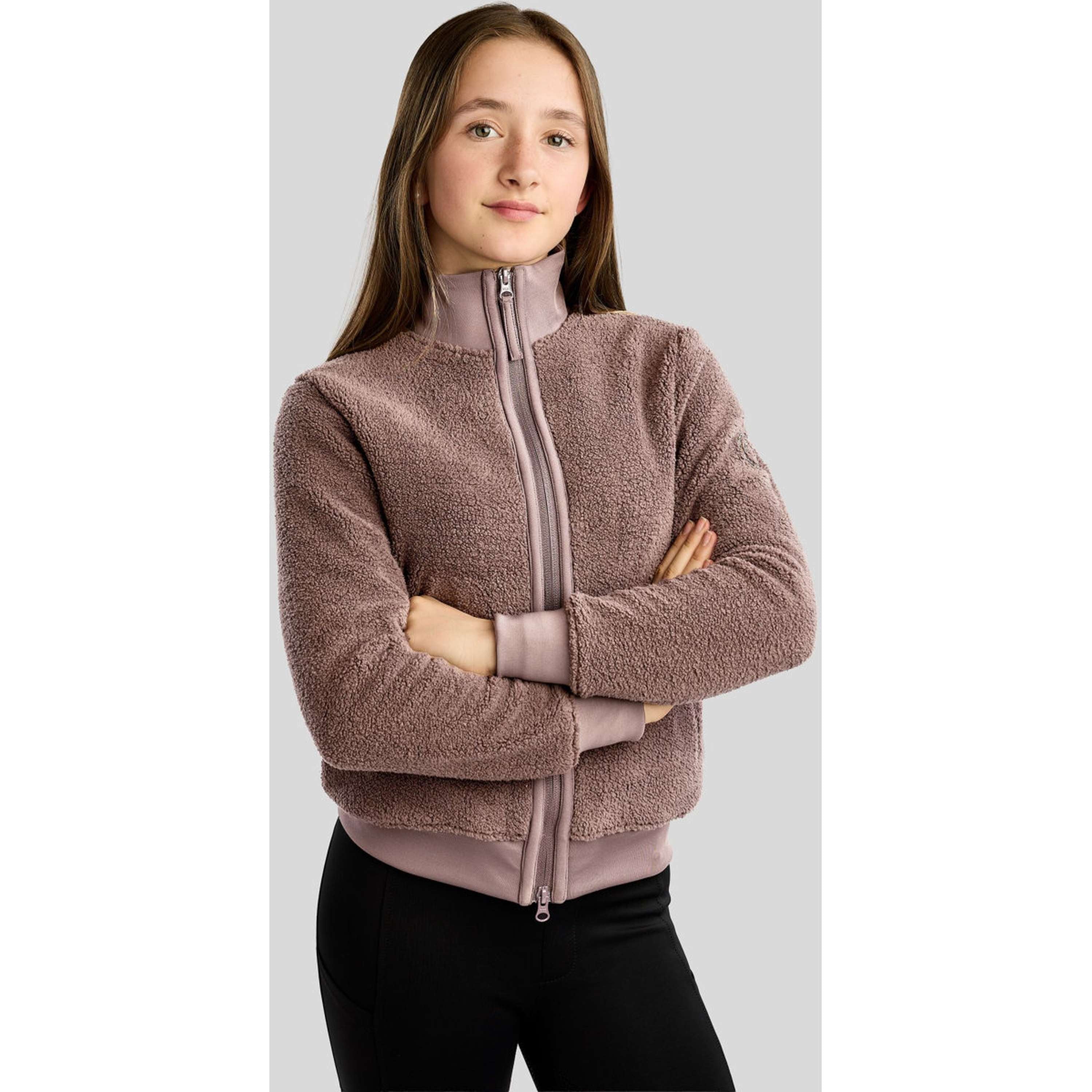 Montar Vest MoEbba Teddy Pile Golden Quartz Kids Nougat Brown